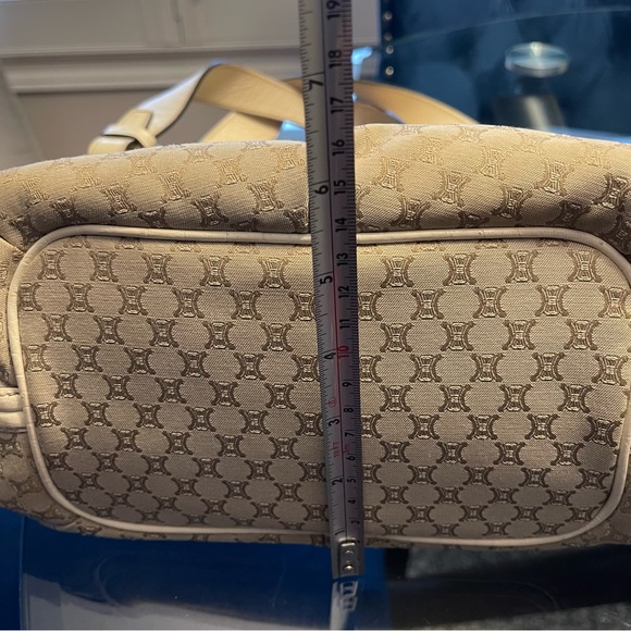 Celine Macadam Bittersweet Canvas Shoulder Bag - Picture 5 of 13